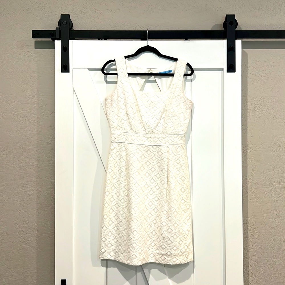 White eyelet ANTONIO MELANIE dress